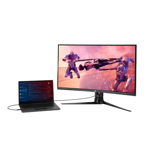 ASUS ROG Strix XG32VC, 80 cm (31.5"), 2560 x 1440 pixels, Quad HD, LED, 1 ms, Black