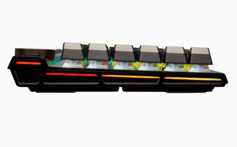 Corsair K100 RGB, Wired, USB, Mechanical, QWERTZ, RGB LED, Black
