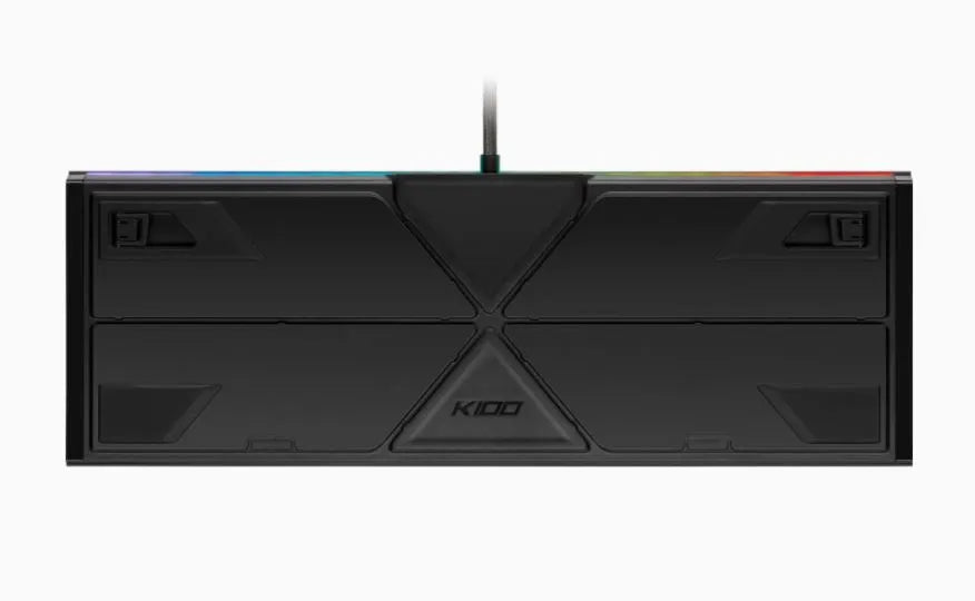 Corsair K100 RGB, Wired, USB, Mechanical, QWERTZ, RGB LED, Black