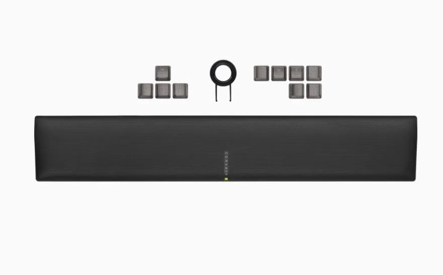 Corsair K100 RGB, Wired, USB, Mechanical, QWERTZ, RGB LED, Black