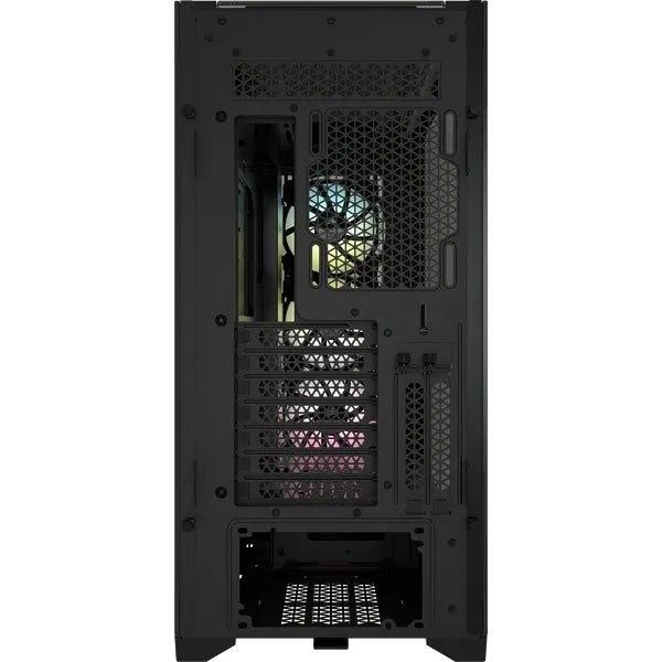 Corsair iCUE 5000X RGB, Midi Tower, PC, Plastic, Steel, Tempered glass, Black, ATX,EATX,ITX, Gaming