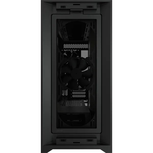 Corsair 5000D AIRFLOW, Midi Tower, PC, Plastic, Steel, Tempered glass, Black, ATX,EATX,ITX, Gaming