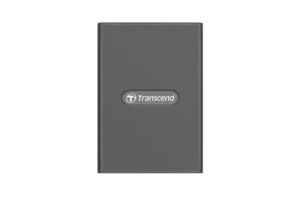 Transcend RDE2, CFexpress, Grey, 20000 Mbit/s, Aluminium, USB 3.2 Gen 2 Type-C, 105 mm