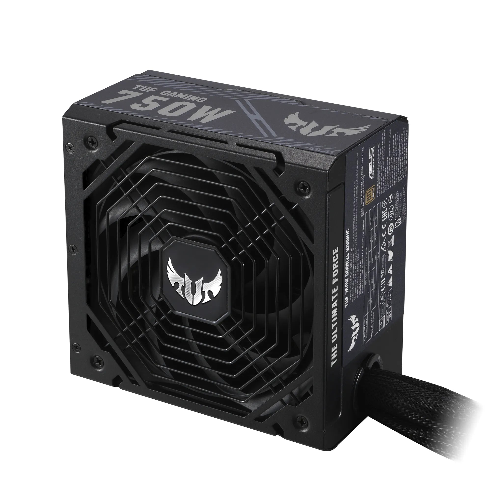 ASUS TUF-GAMING-750B, 750 W, 100 - 240 V, 20+4 pin ATX, PC, ATX, 80 PLUS Bronze