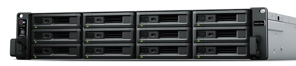 Synology RackStation RS3621RPXS, Storage server, Rack (2U), Intel® Xeon®, D-1531, Black