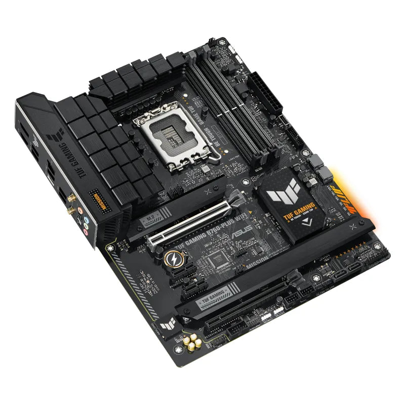 ASUS TUF Gaming B760-Plus WIFI, Intel, LGA 1700, Intel® Celeron®, Intel® Core™ i3, Intel® Core™ i5, Intel® Core™ i7, LGA 1700, DDR5-SDRAM, 128 GB