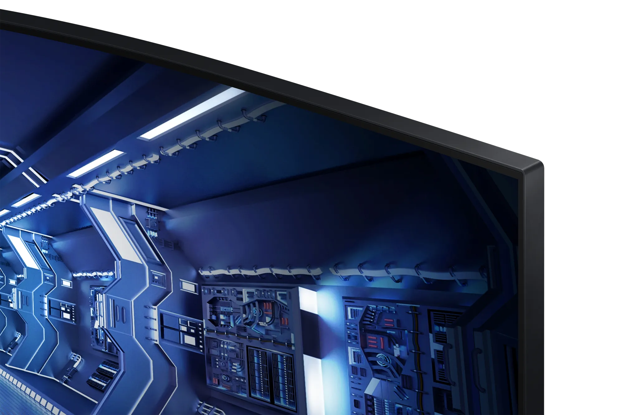 Samsung Odyssey C34G55TWWP, 86.4 cm (34"), 3440 x 1440 pixels, UltraWide Dual Quad HD, LED, 1 ms, Black