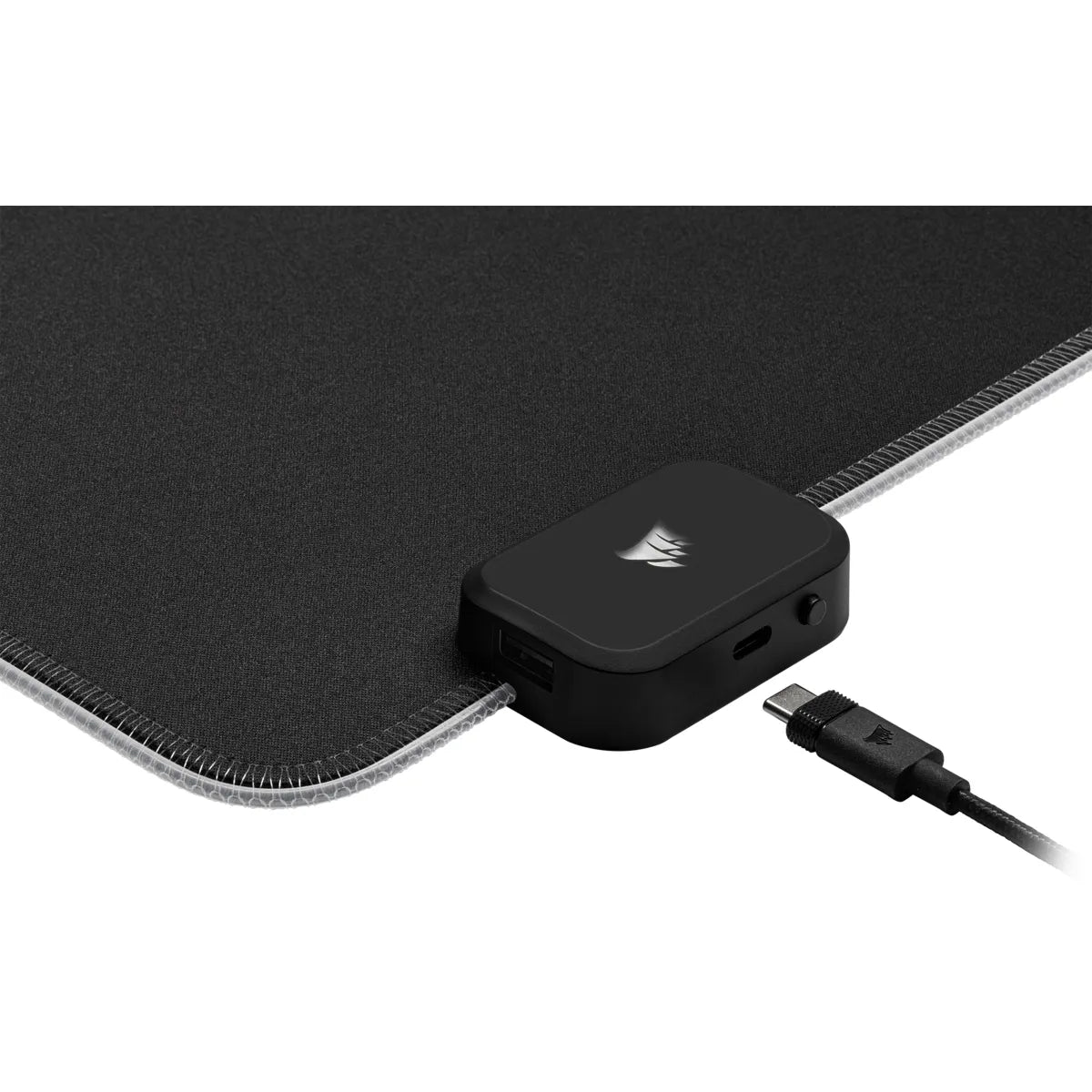Corsair MM700 RGB, Black, Monotone, Rubber, USB powered, Non-slip base, Gaming mouse pad