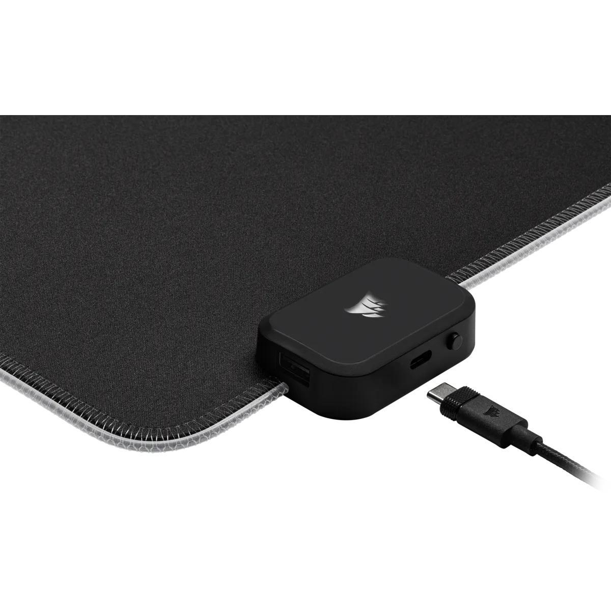 Corsair MM700 RGB, Black, Monochromatic, Rubber, USB powered, Non-slip base, Gaming mouse pad
