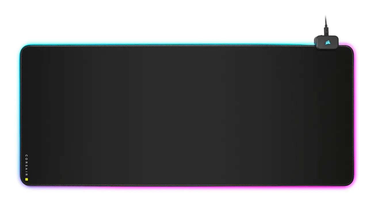 Corsair MM700 RGB, Black, Monotone, Rubber, USB powered, Non-slip base, Gaming mouse pad