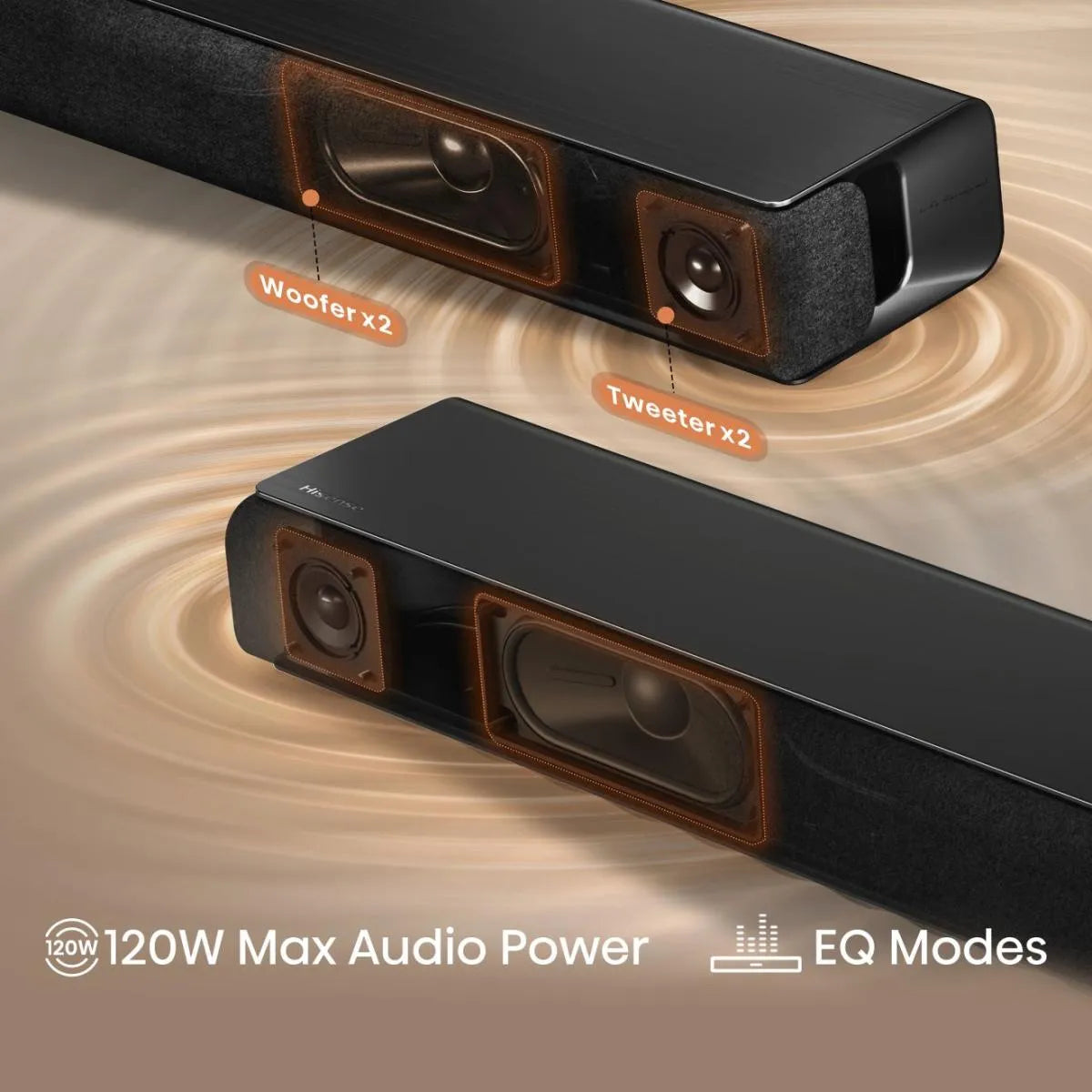 Hisense HS1000 2.1 Channel Soundbar 120W