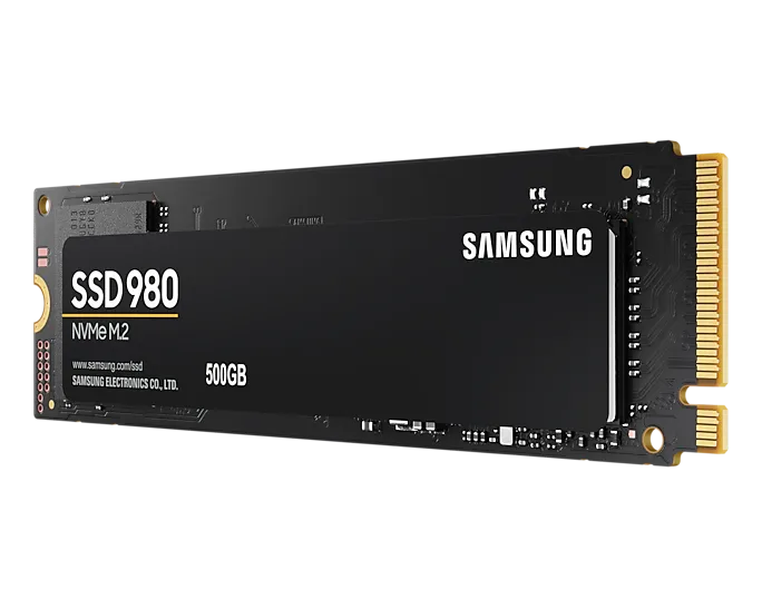 Samsung 980, 500 GB, M.2, 3100 MB/s