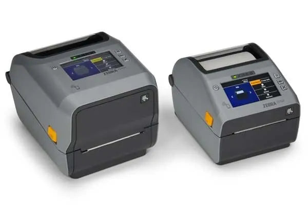 Zebra Direct Thermal Printer ZD621; Color Touch LCD; 203 dpi; USB; USB Host; Ethernet; Serial; BTLE5; EU and UK Cords; Swiss Fon