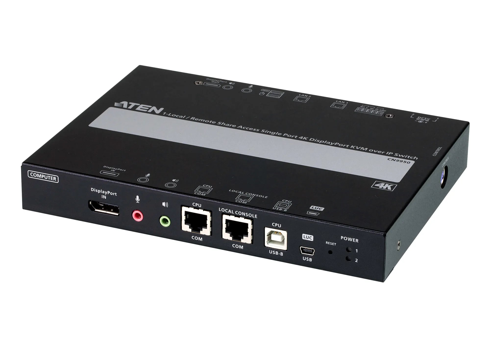 ATEN CN9950, 4096 x 2160 pixels, Ethernet LAN, 4K DCI, 9.76 W, Black