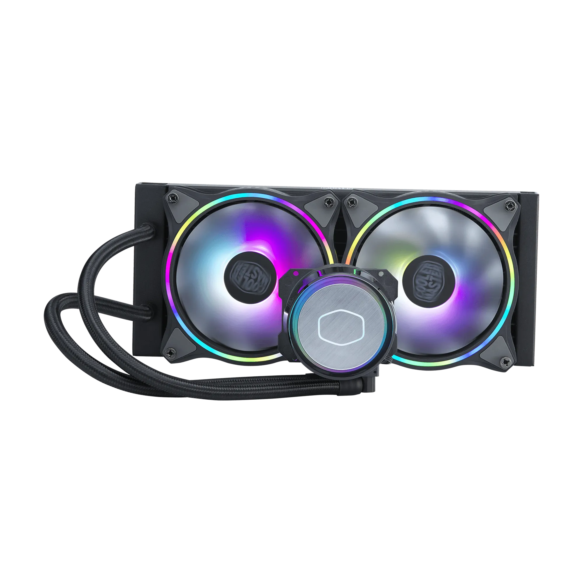 Cooler Master MasterLiquid ML240 Illusion, All-in-one liquid cooler, 47.2 cfm, Black