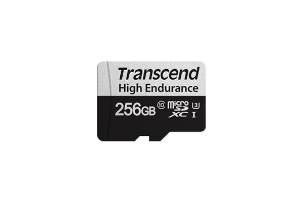 Transcend 350V, 256 GB, MicroSDXC, Class 10, 95 MB/s, 45 MB/s, Class 3 (U3)