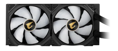 GIGABYTE AORUS WATERFORCE X 280, All-in-one liquid cooler, 89.18 cfm, Black