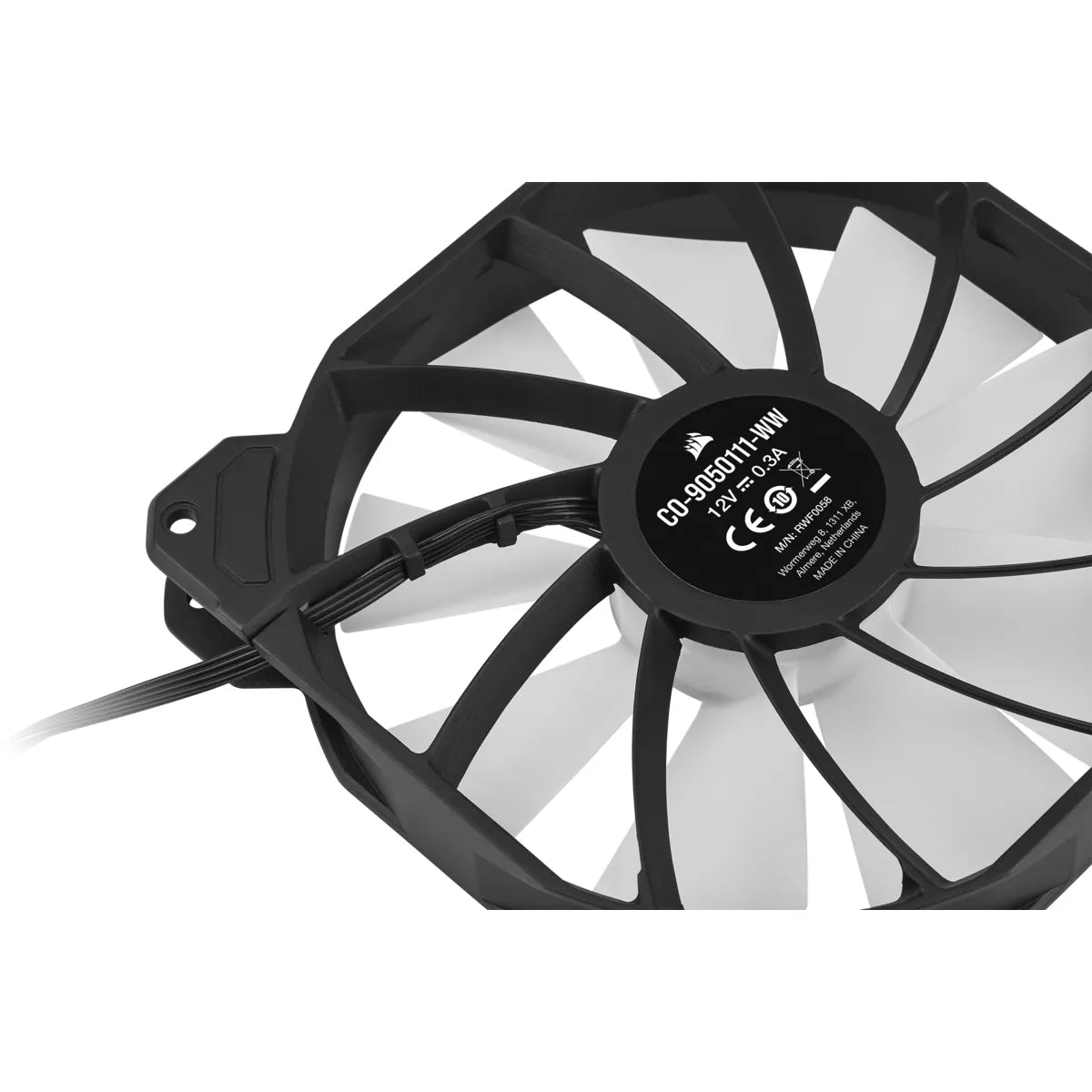 Corsair SP140 RGB ELITE, Fan, 14 cm, 450 RPM, 1200 RPM, 18 dB, 68.1 cfm