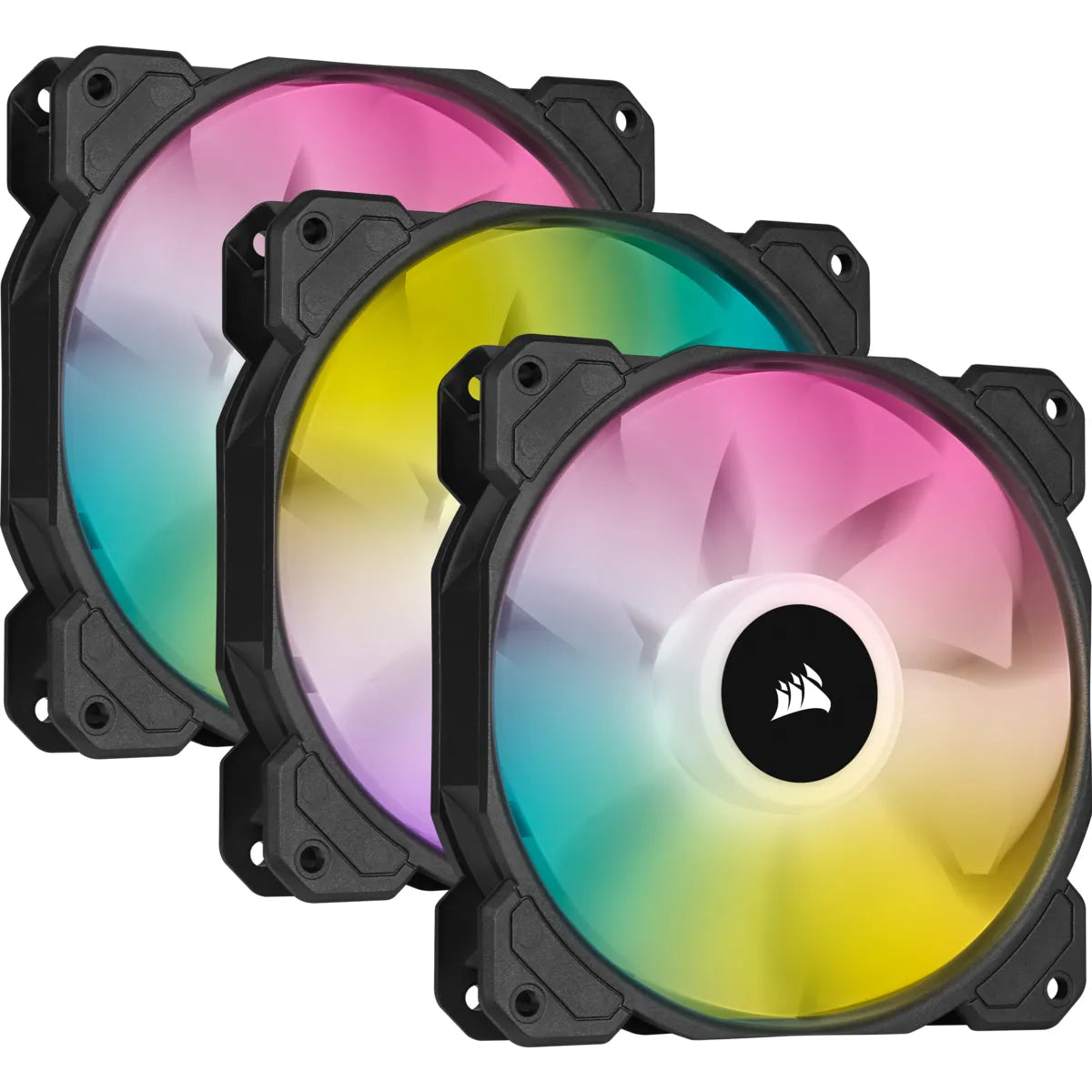 Corsair SP120 RGB ELITE, Fan, 12 cm, 400 RPM, 1500 RPM, 18 dB, 47.7 cfm