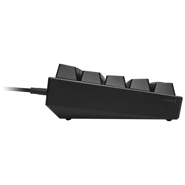 Corsair K65 RGB Mini, Wired, USB, Mechanical, QWERTY, RGB LED, Black