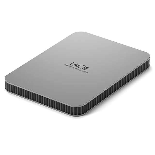 Seagate Lacie Mobile Drive, 1 TB, 3.2 Gen 1 (3.1 Gen 1), Silver