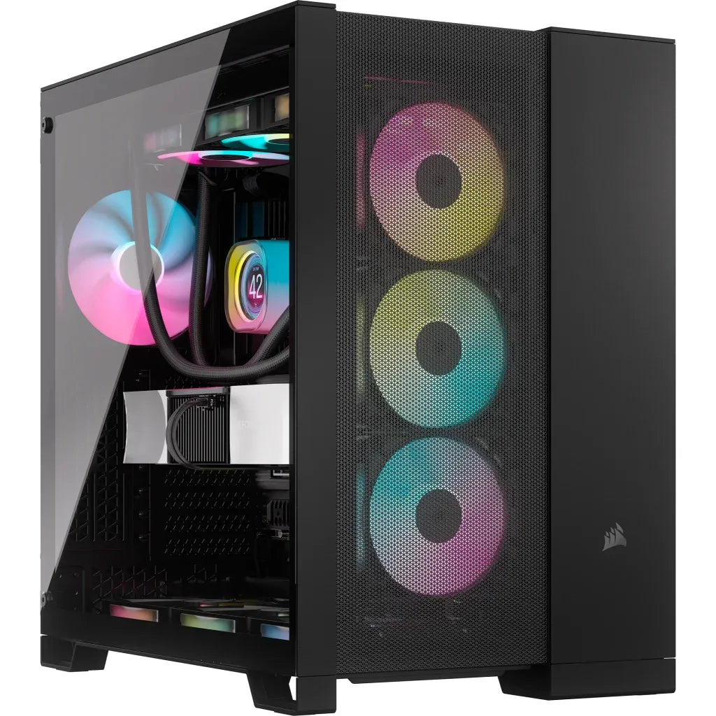 Corsair 6500X, Midi Tower, PC, Black, ATX, 19 cm, 40 cm