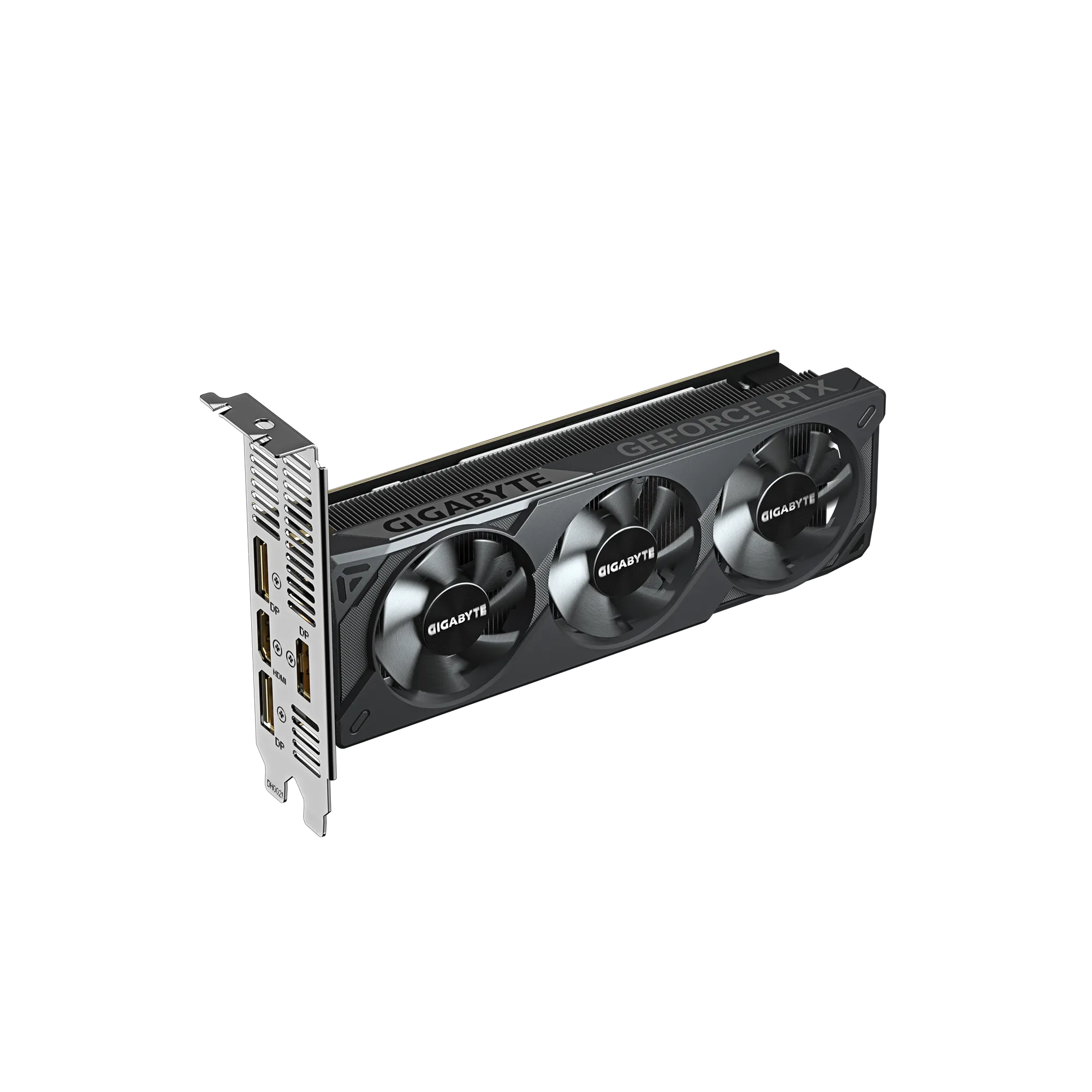 GIGABYTE GeForce RTX 5060 OC Low Profile 8G Graphics Card - 8GB GDDR7, 128bit, PCI-E 5.0, 2512 MHz Core Clock, 3 x DisplayPort, 1 x HDMI, GV-N5060OC-8GL, GeForce RTX 5060, 8 GB, GDDR7, 128 bit, 7680 x 4320 pixels, PCI Express 5.0