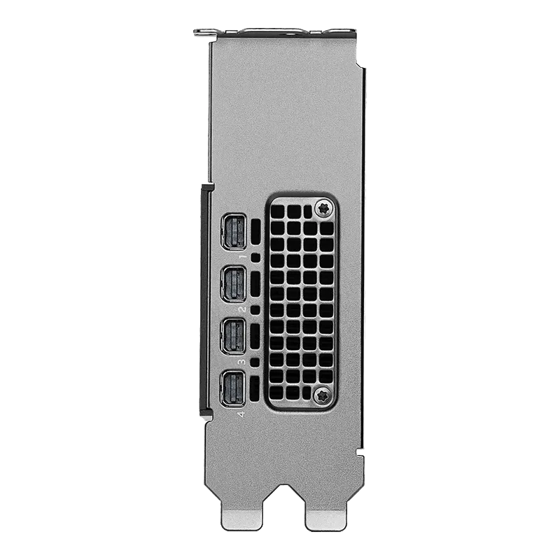 PNY NVIDIA RTX PRO 2000 Blackwell PCI-Express x16 Gen 5.0; 16 GB GDDR7 ECC 128-bit;  Adapter 4x Mini DP 2.1b; dual slot. 70W