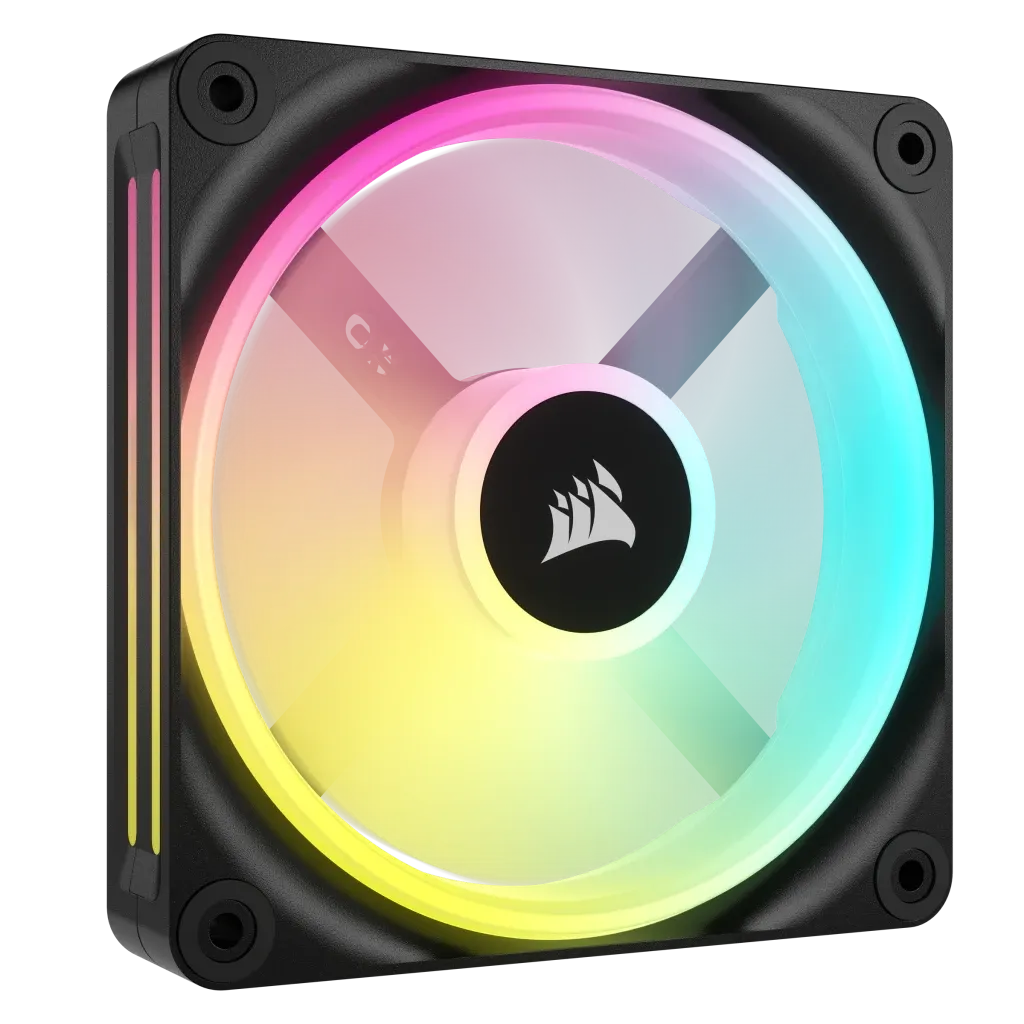 Corsair CO-9051001-WW, Fan, 12 cm, 480 RPM, 2400 RPM, 63.1 cfm, Black, White