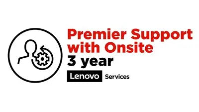 Lenovo Onsite + Premier Support, Extended service agreement, parts and labour, 3 years, on-site, response time: NBD, for ThinkBook 13; 14; 15; ThinkPad 11e (5th Gen); ThinkPad Yoga 11e (4th Gen); 11e (5th Gen), 1 license(s), 3 year(s), On-site, 24x7x365