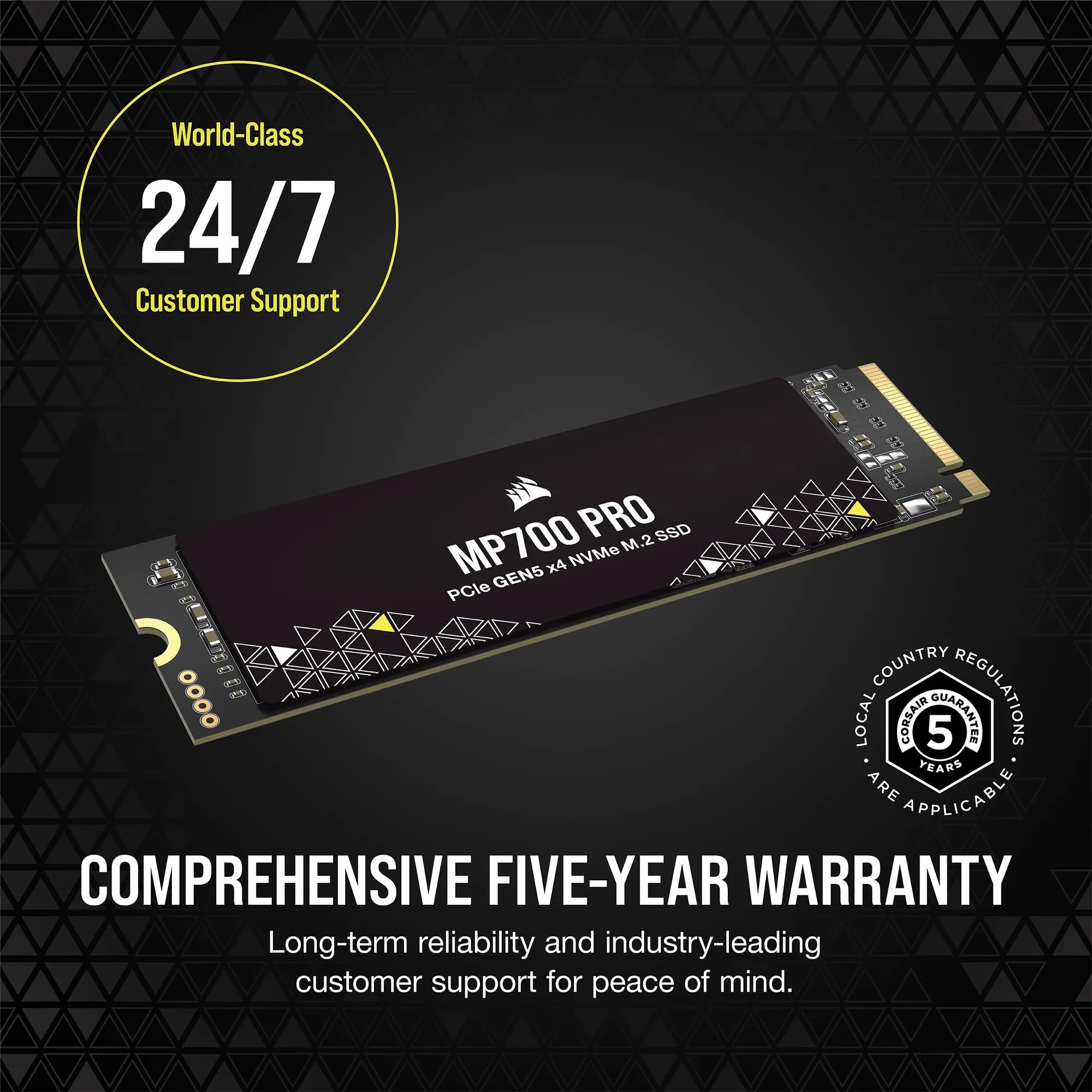 Corsair MP700 PRO, 4 TB, M.2, 12400 MB/s