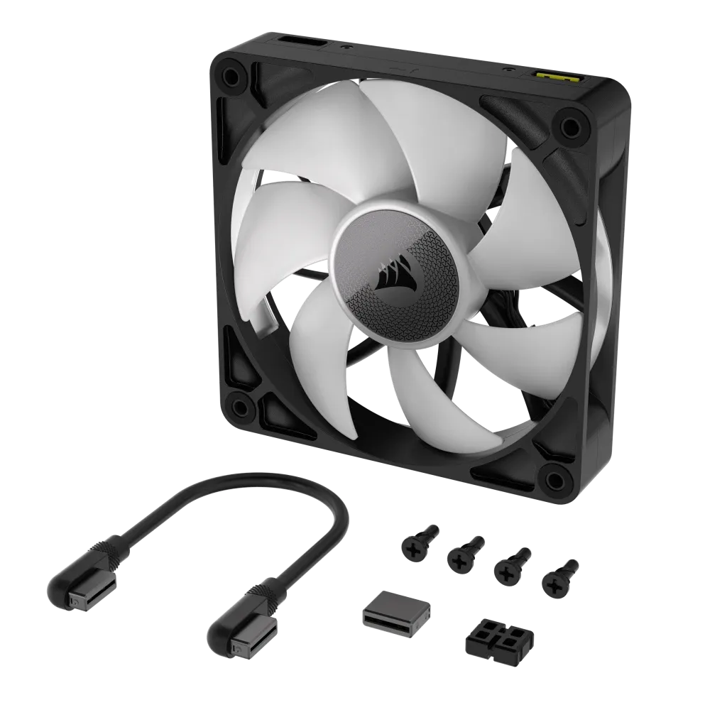 Corsair iCUE LINK RX120 RGB, Fan, 12 cm, 400 RPM, 2100 RPM, 36 dB, 73.5 cfm