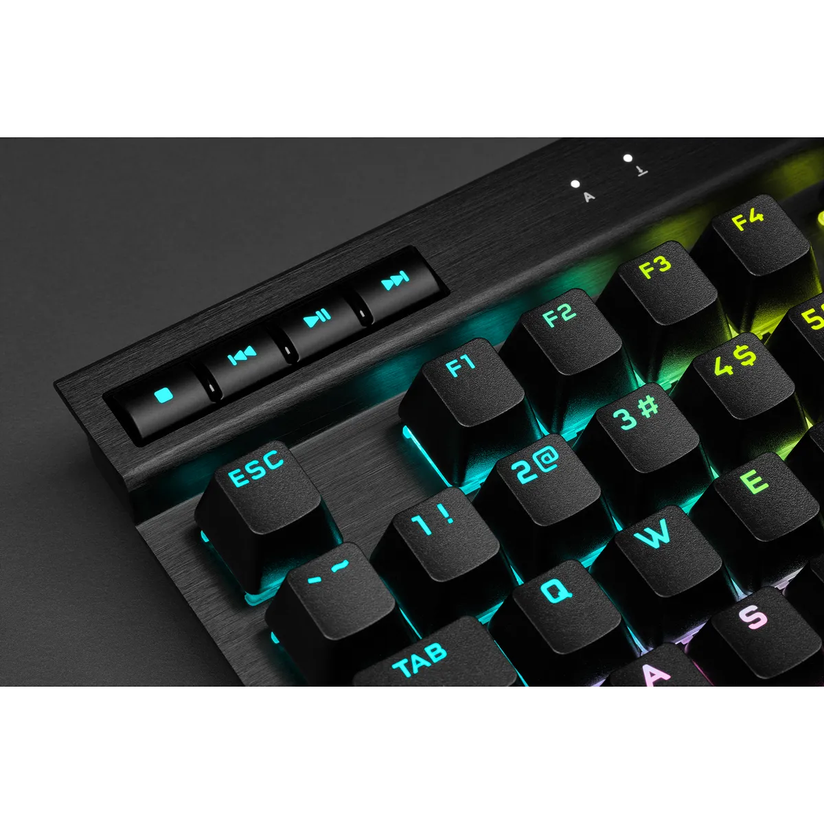 Corsair K70 RGB TKL, Wired, USB, Mechanical, QWERTY, RGB LED, Black