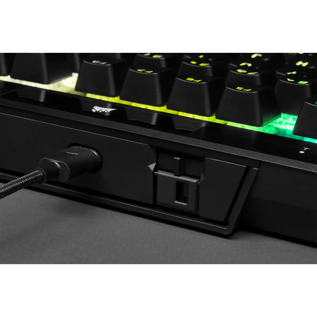 Corsair K70 RGB TKL, Wired, USB, Mechanical, QWERTY, RGB LED, Black