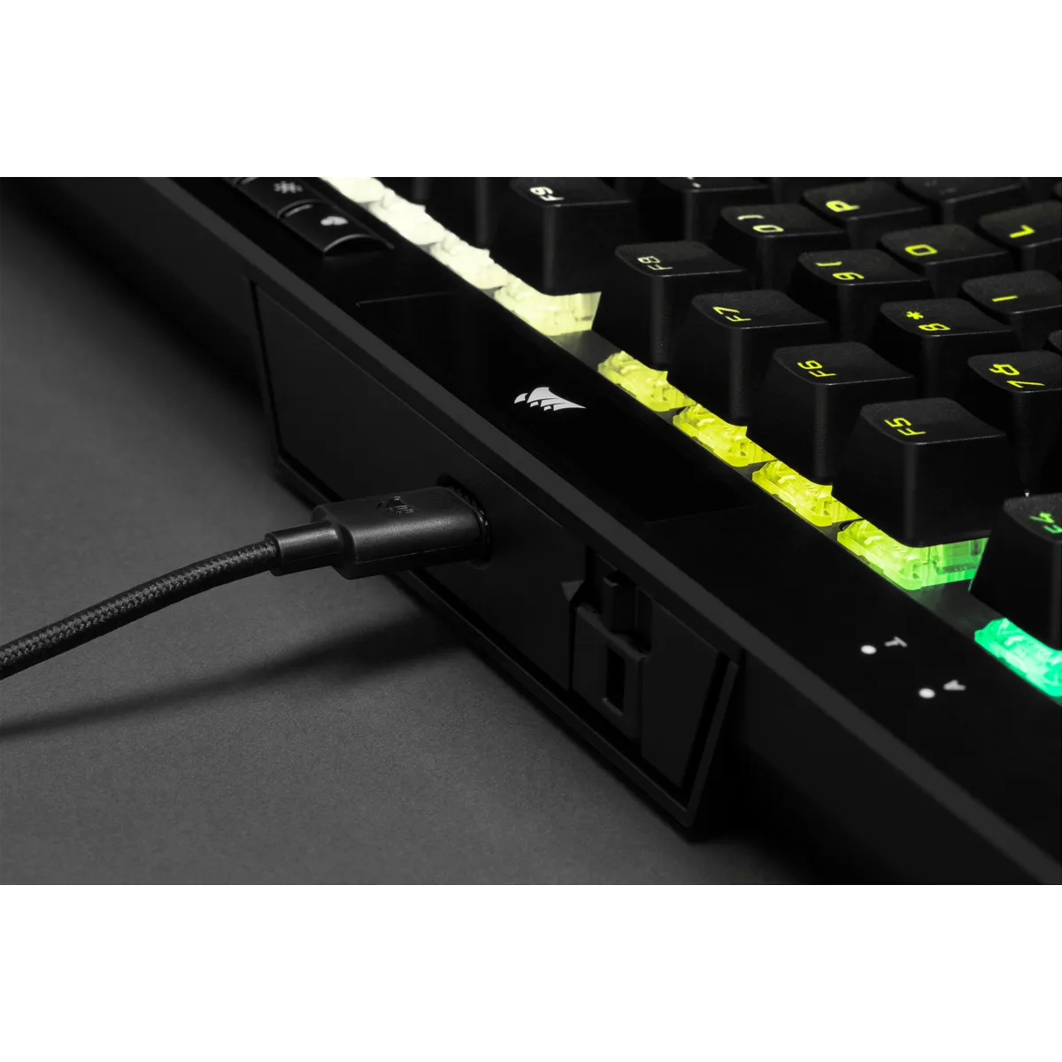 Corsair K70 RGB TKL, Wired, USB, Mechanical, QWERTY, RGB LED, Black