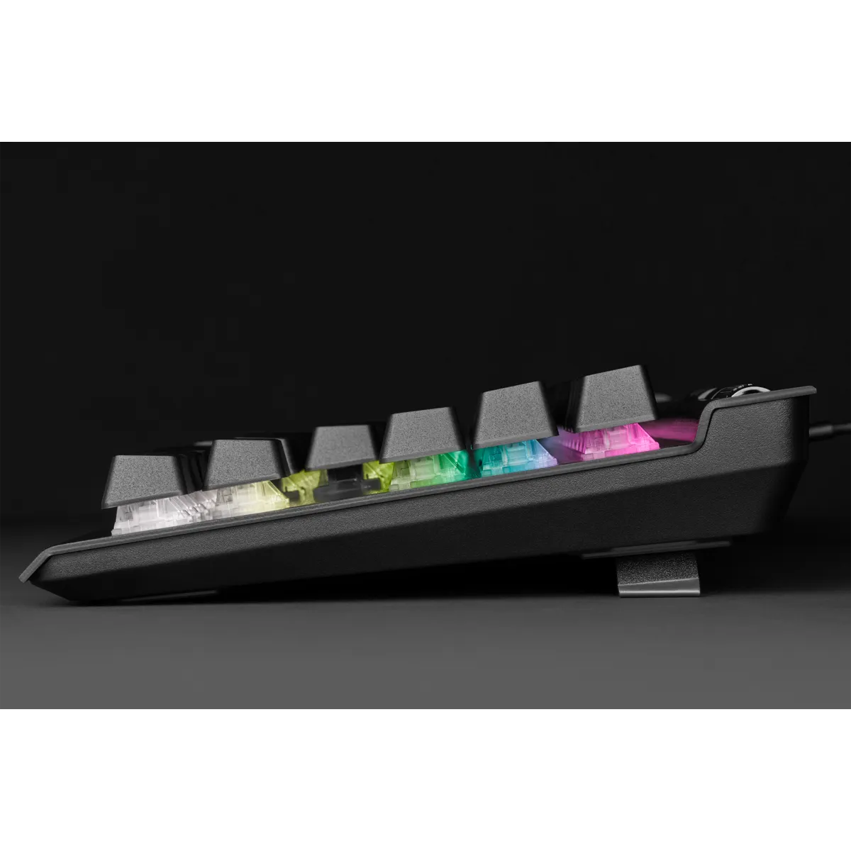 Corsair K70 RGB TKL, Wired, USB, Mechanical, QWERTY, RGB LED, Black