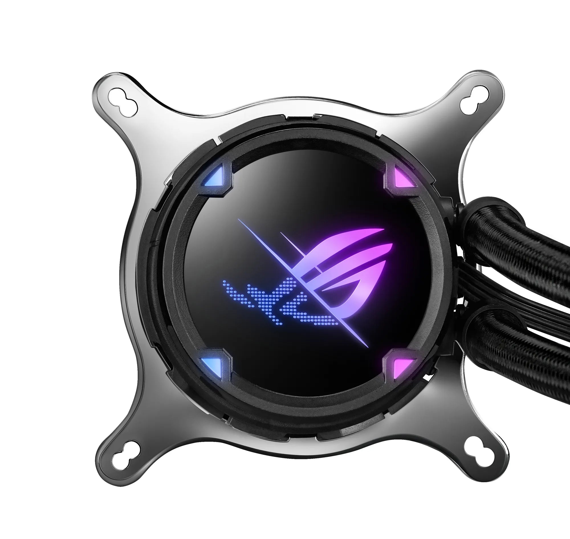 ASUS ROG STRIX LC II 240 ARGB, All-in-one liquid cooler, 12 cm, 80.95 cfm, 137.5 m³/h, Black, White