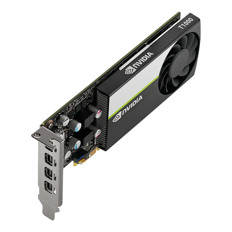 PNY NVIDIA T1000, T1000, 4 GB, GDDR6, 128 bit, 7680 x 4320 pixels, PCI Express x16 3.0