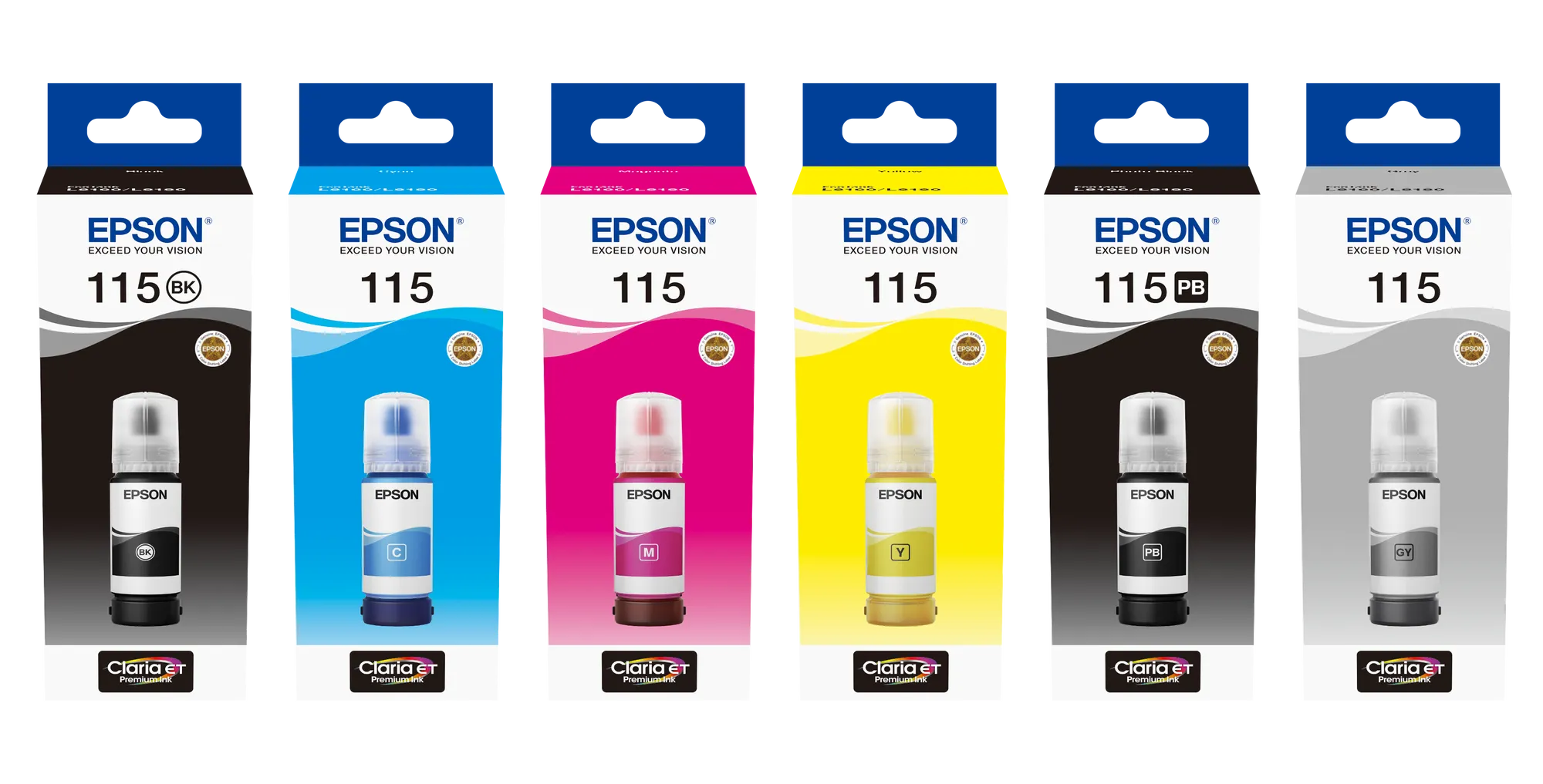 Epson 115 EcoTank Magenta ink bottle (70 ml). 6200 pages @ 5% coverage