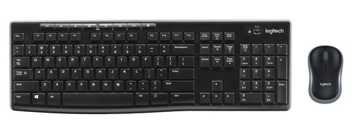 Logitech MK270 Wireless Mouse & Keyboard Combo - Black