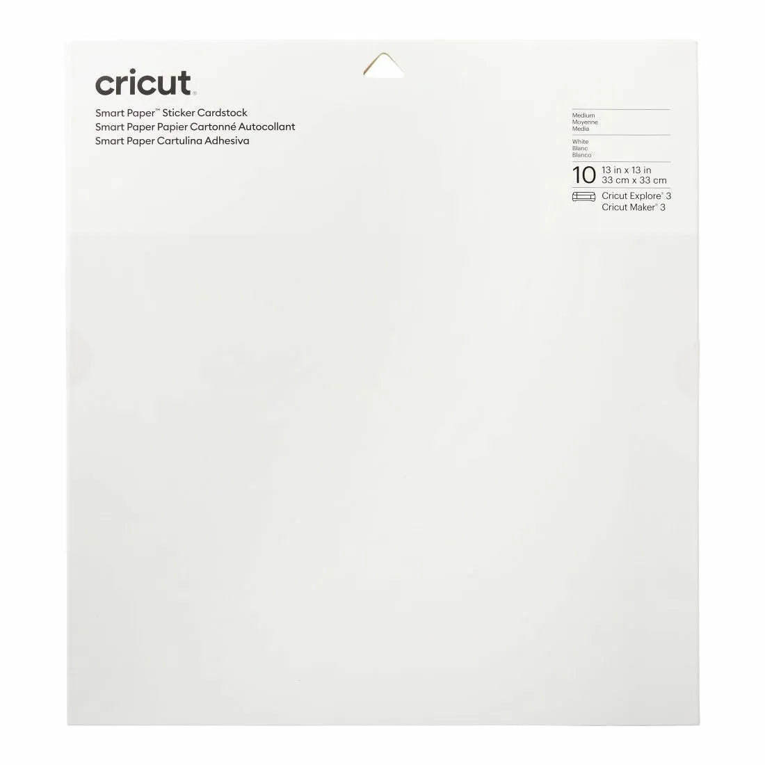 Cricut Smart Paper, Art paper pad, 210 g/m², 10 sheets