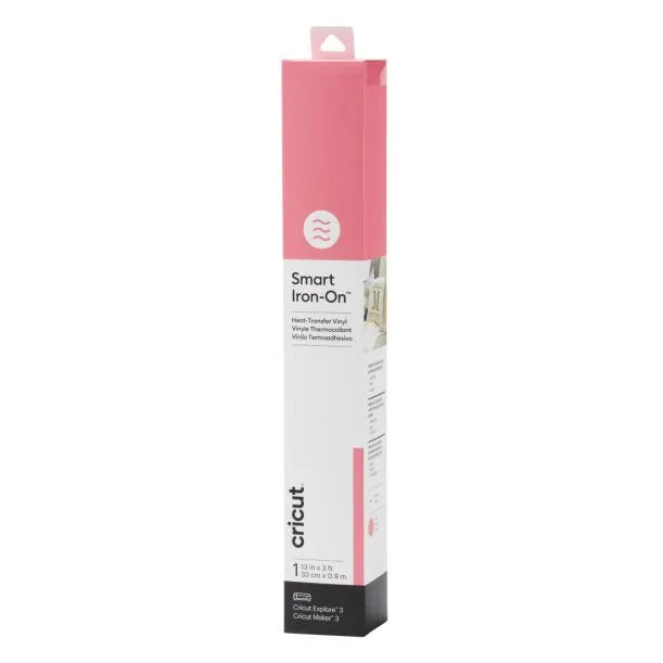 Cricut Smart Iron-On, Heat transfer vinyl roll, Pink, Monochromatic, Glossy, 330 mm, 900 mm