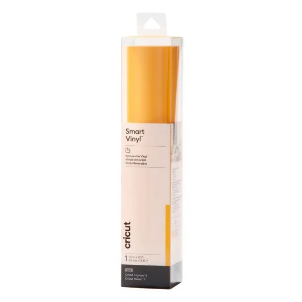 Cricut Smart Vinyl Removable, Heat transfer vinyl roll, Yellow, Monochromatic, 330 mm, 3700 mm