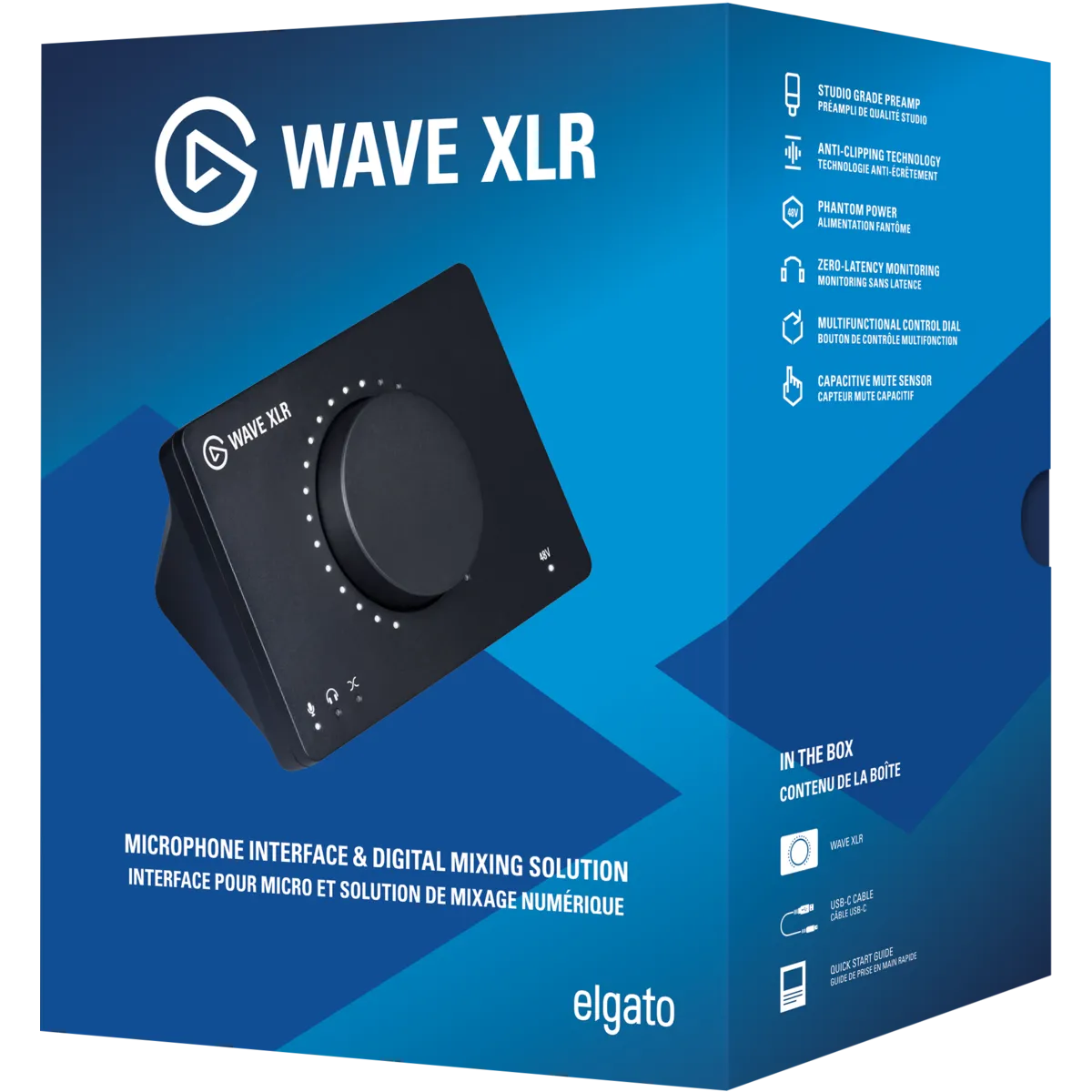Elgato Wave XLR - Microphone accessory; frequency Response - 20 Hz - 20 kHz; Dynamic Range - 100 dB (120 dB Clipguard engaged