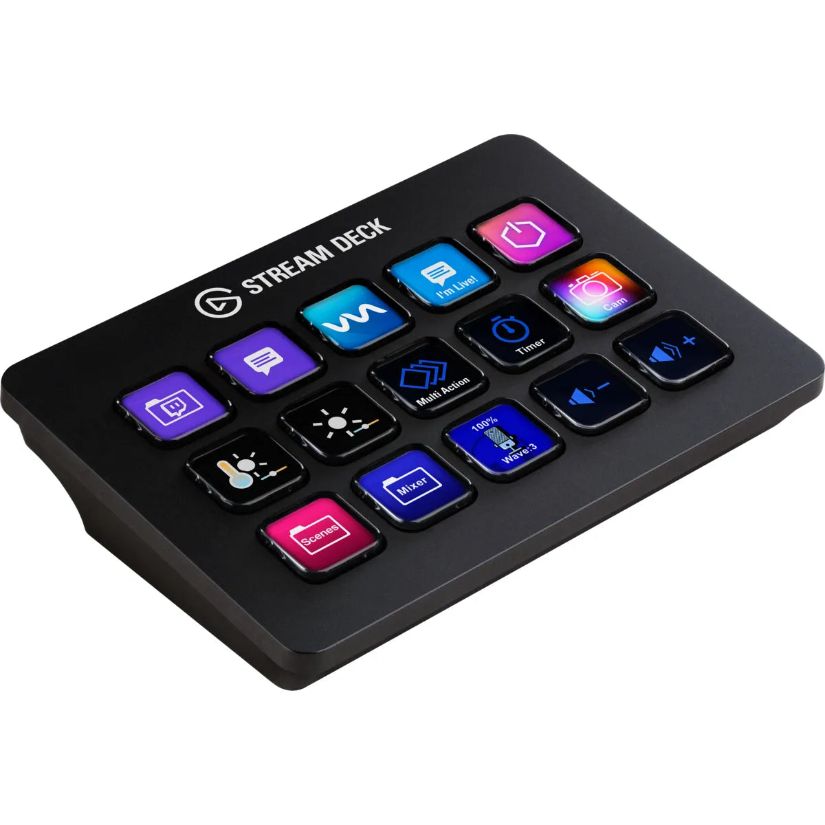 Corsair Stream Deck MK.2, Black, 15 buttons, Windows 10 x64, Mac OS X 10.13 High Sierra, Mac OS X 10.14 Mojave, Mac OS X 10.15 Catalina, Mac OS X 10.15.3..., Box, 118 mm