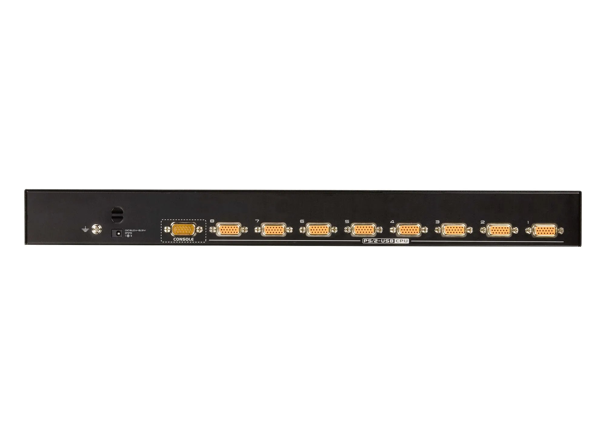 ATEN CS1308, 2048 x 1536 pixels, Rack mounting, 5 W, 1U, Black