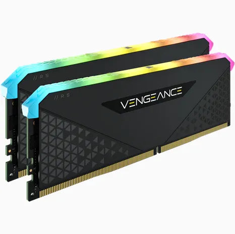 Corsair Vengeance RGB CMG32GX4M2E3200C16, 32 GB, 2 x 16 GB, DDR4, 3200 MHz, 288-pin DIMM, Black