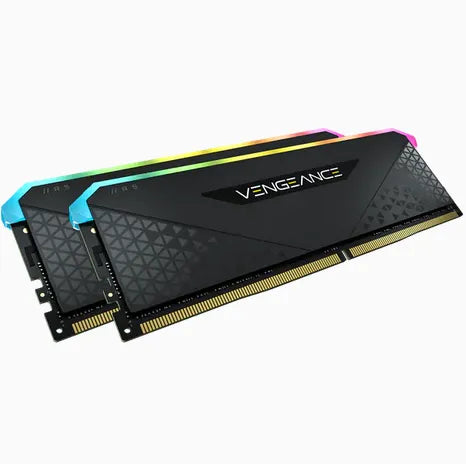 Corsair Vengeance RGB CMG32GX4M2E3200C16, 32 GB, 2 x 16 GB, DDR4, 3200 MHz, 288-pin DIMM, Black