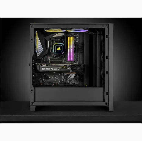 Corsair Vengeance RGB CMG32GX4M2E3200C16, 32 GB, 2 x 16 GB, DDR4, 3200 MHz, 288-pin DIMM, Black