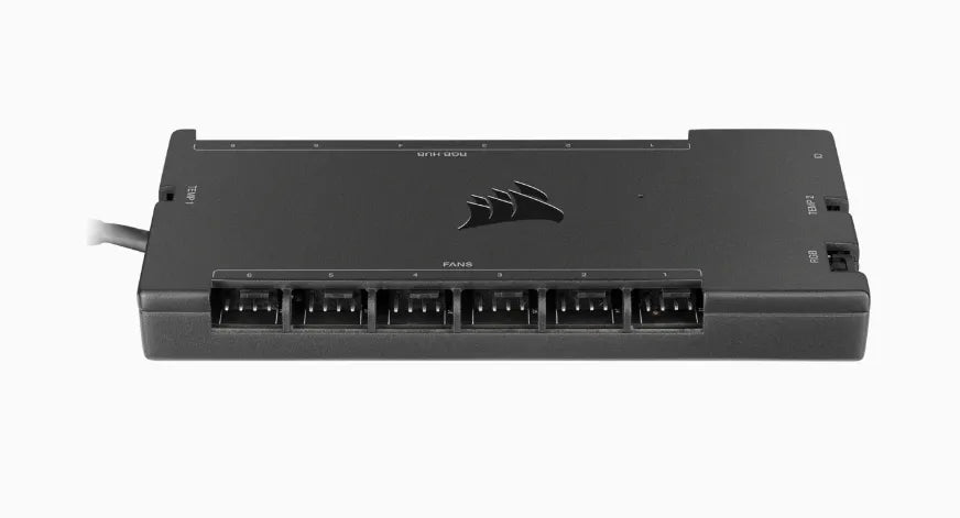 Corsair iCUE Commander Core XT, 6 channels, Black, 4-pin connector